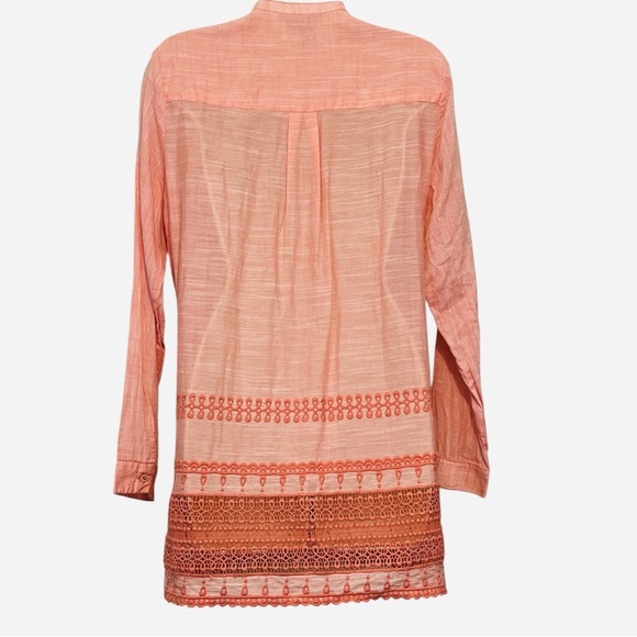 MAX Edition Boho Top, pleated details, and embroidered patterns, Pink, Medium - Picture 3 of 13